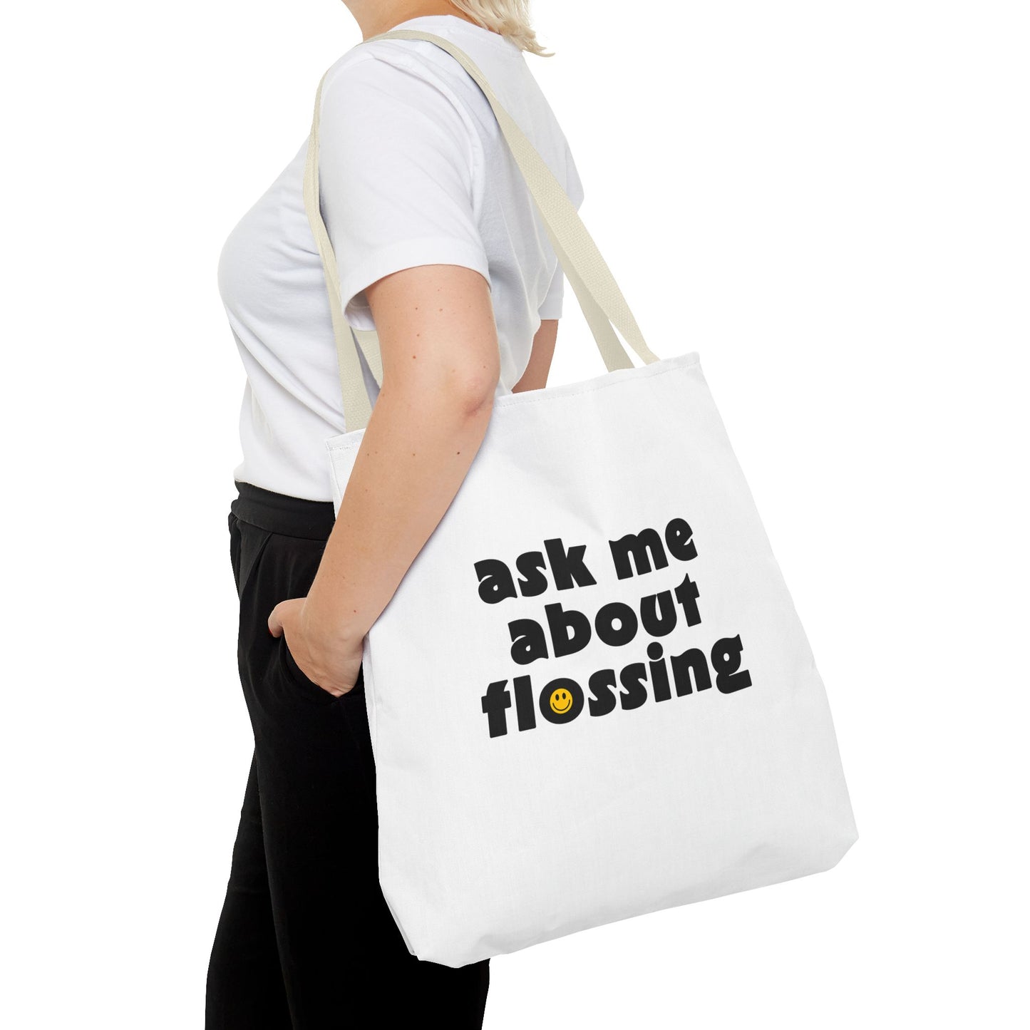 Ask Me About Flossing Tote Bag