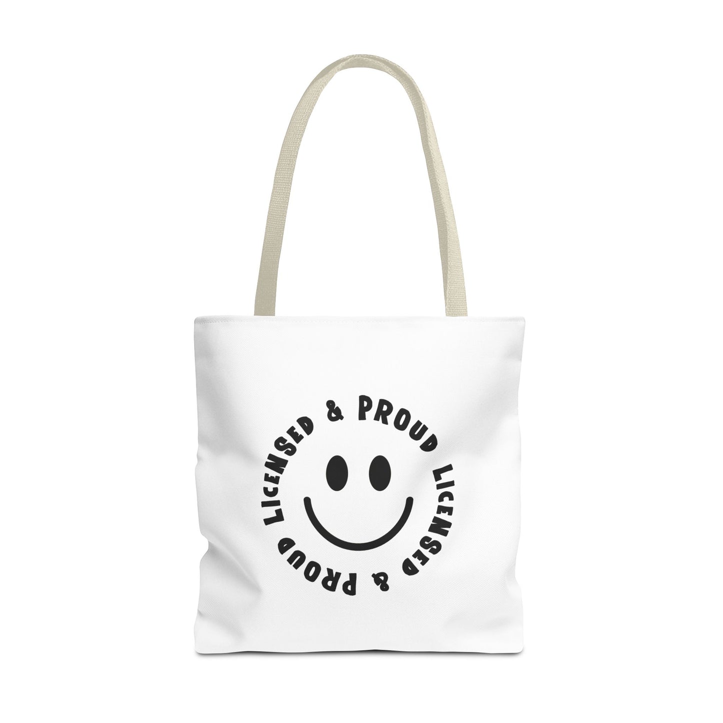 Licensed & Proud Tote Bag