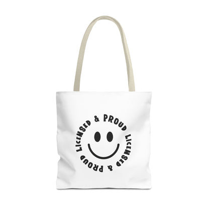 Licensed & Proud Tote Bag