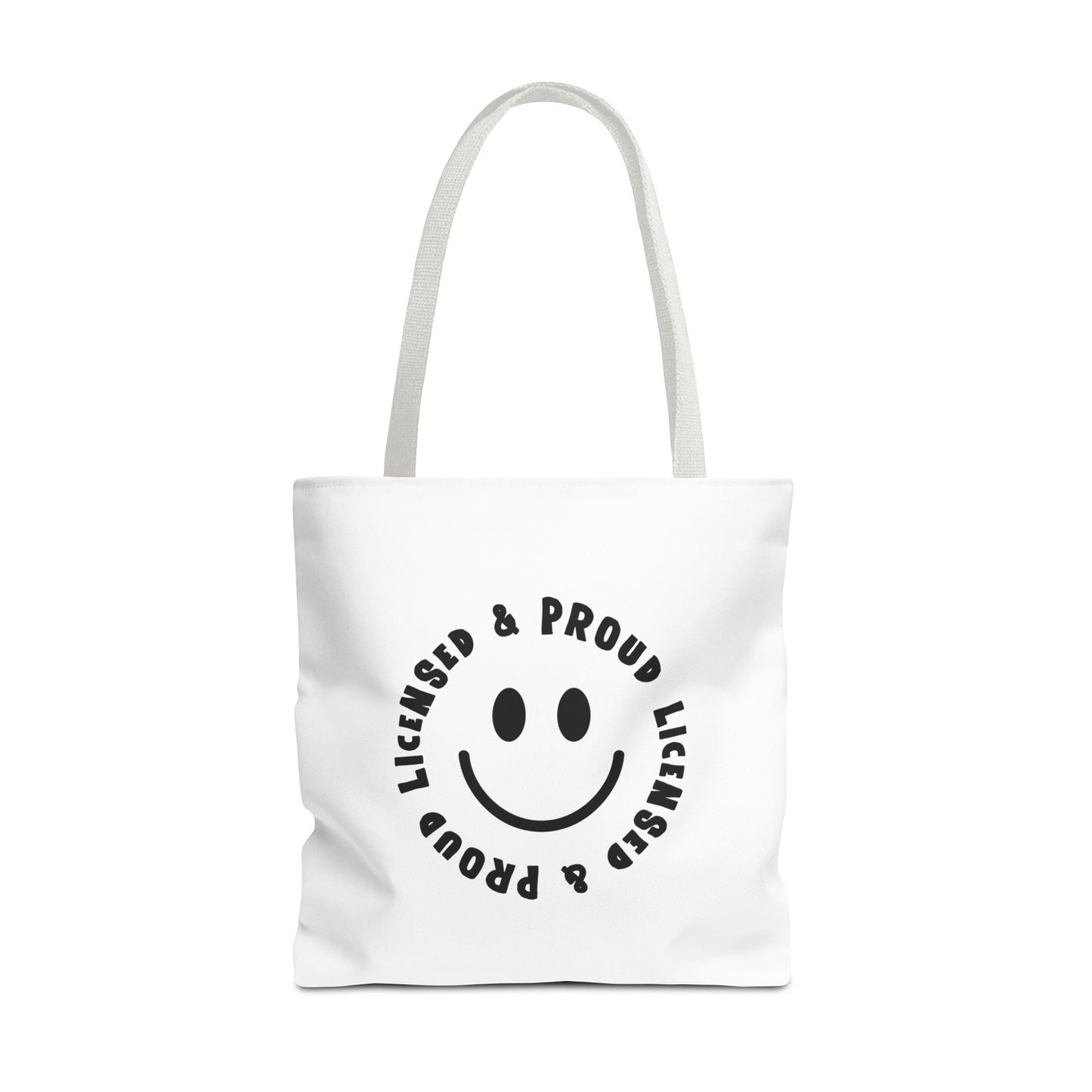 Licensed & Proud Tote Bag