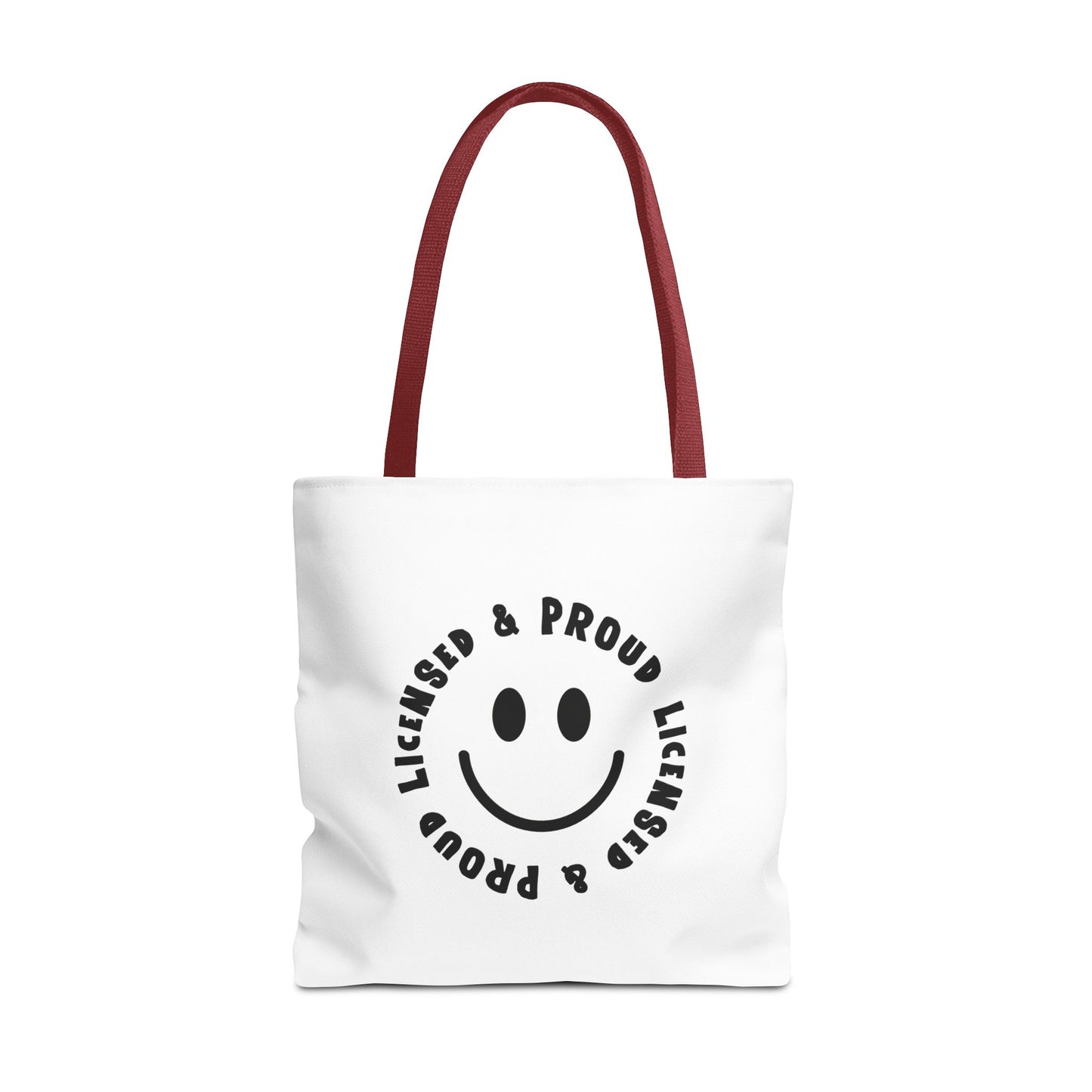 Licensed & Proud Tote Bag