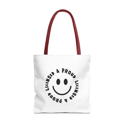 Licensed & Proud Tote Bag